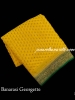 Pure Handloom Zari Butta Banarasi Georgette Silk Saree
